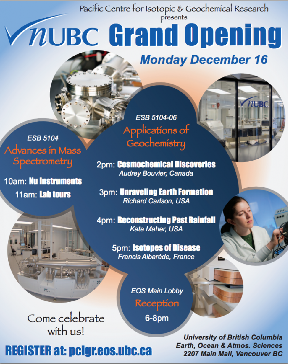 Poster for the nUBC grand opening